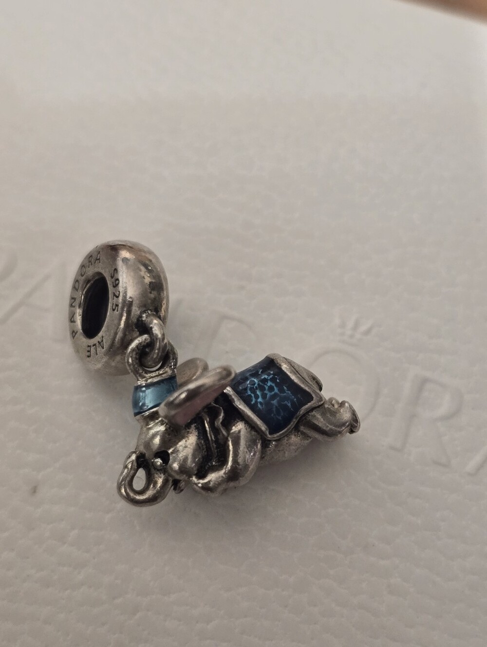 Authentic Pandora Dangle Elephant Disney Charm